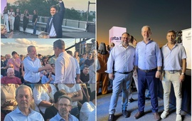 Imagen de Tonelli en la foto provincial mientras Arroyo Seco atraviesa su propia crisis