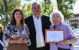 Imagen de Clara Garc&iacute;a: "Con gesti&oacute;n y compromiso, Villa Gobernador G&aacute;lvez est&aacute; recuperando su empuje y dinamismo"