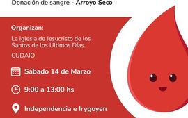 Imagen de Jornada de donaci&oacute;n de sangre en Arroyo Seco