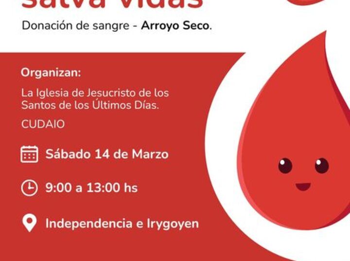 Imagen de Jornada de donaci&oacute;n de sangre en Arroyo Seco