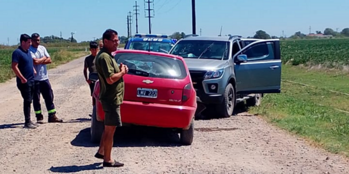 Imagen de Violento choque frontal en el l&iacute;mite entre Arroyo Seco y General Lagos