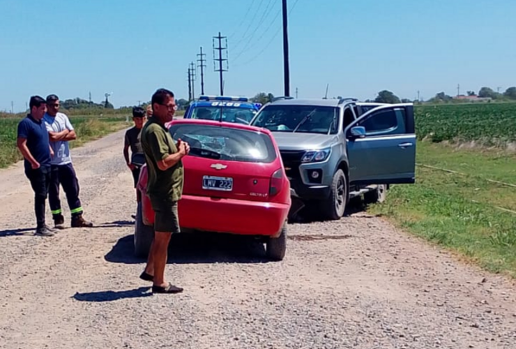 Imagen de Violento choque frontal en el l&iacute;mite entre Arroyo Seco y General Lagos