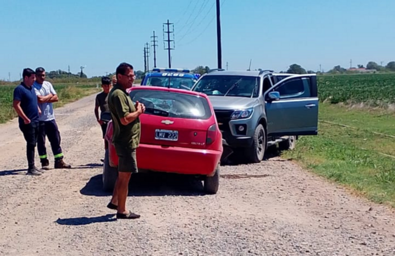 Imagen de Violento choque frontal en el l&iacute;mite entre Arroyo Seco y General Lagos