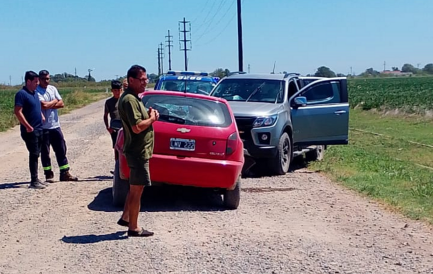 Imagen de Violento choque frontal en el l&iacute;mite entre Arroyo Seco y General Lagos