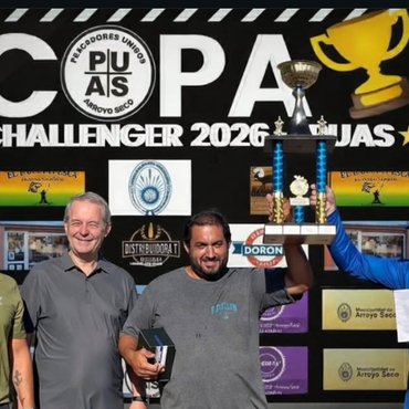 Imagen de Copa Challenger 2026: los pescadores Alberoni y Stenta del Rowing Club, fueron los Campeones