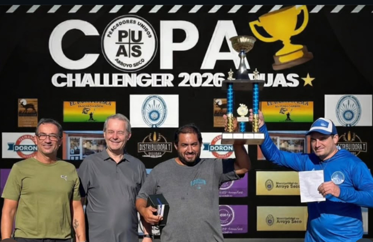 Imagen de Copa Challenger 2026: los pescadores Alberoni y Stenta del Rowing Club, fueron los Campeones