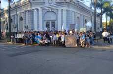 Una postal no antes vista en esta ciudad.