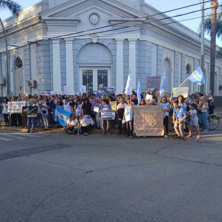 Una postal no antes vista en esta ciudad.