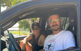 Imagen de Soledad Pastorutti visit&oacute; Arroyo Seco, tras su paso por el Rowing Club