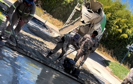 Imagen de General Lagos: se finaliz&oacute; con la pavimentaci&oacute;n de calle Las Rosas