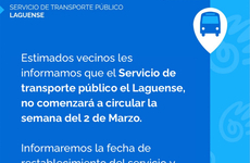 Imagen de El Laguense: el servicio de transporte p&uacute;blico sin fecha de retorno a las calles