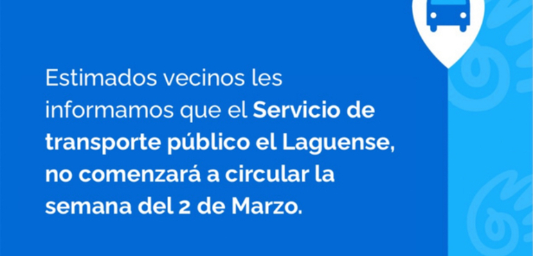 Imagen de El Laguense: el servicio de transporte p&uacute;blico sin fecha de retorno a las calles
