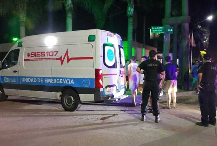 Tras el hecho ambulancia y polic&iacute;a asistieron al lugar.