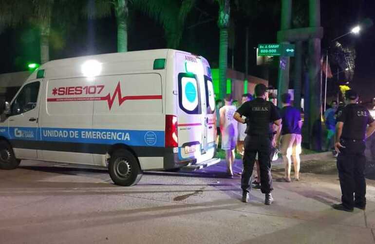 Tras el hecho ambulancia y polic&iacute;a asistieron al lugar.