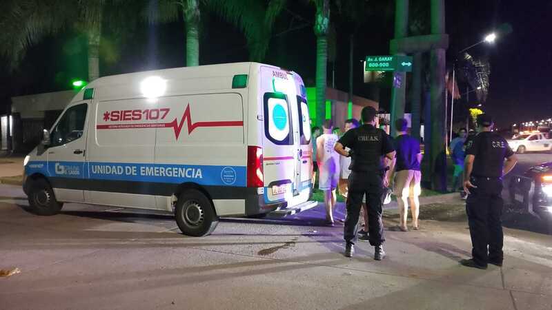 Tras el hecho ambulancia y polic&iacute;a asistieron al lugar.
