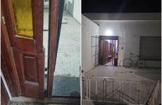 Los asaltantes entraron por el frente del domicilio.