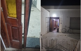 Los asaltantes entraron por el frente del domicilio.