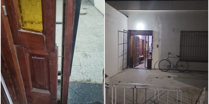 Los asaltantes entraron por el frente del domicilio.