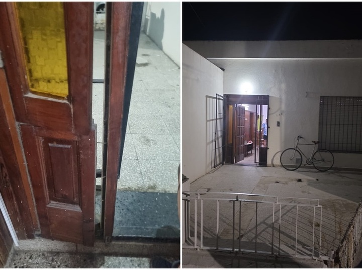 Los asaltantes entraron por el frente del domicilio.