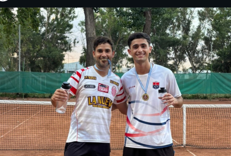 Imagen de Tenis: Talleres, campe&oacute;n en 4ta cat. del Pre Interclubes con la dupla Moresi/Etchebarne