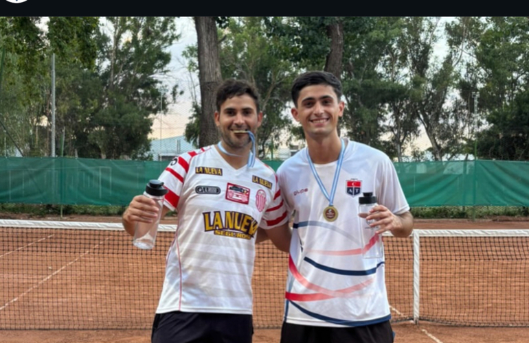 Imagen de Tenis: Talleres, campe&oacute;n en 4ta cat. del Pre Interclubes con la dupla Moresi/Etchebarne