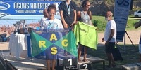 Imagen de Mariela Romagnoli del Rowing Club, obtuvo buenos resultados en una carrera de nataci&oacute;n en Ramallo