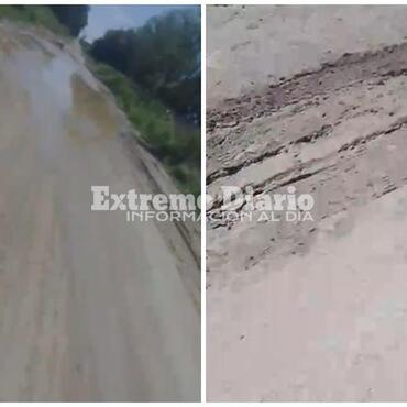 Imagen de Reclamo por el estado de calle San Mart&iacute;n camino a General Lagos