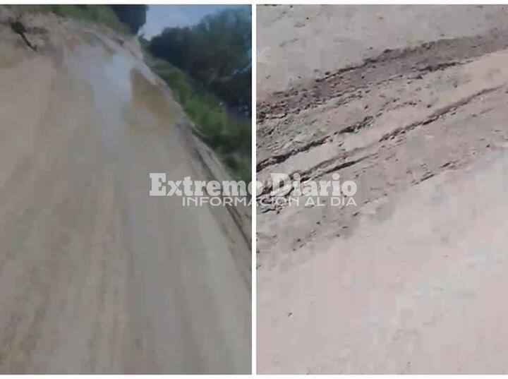 Imagen de Reclamo por el estado de calle San Mart&iacute;n camino a General Lagos
