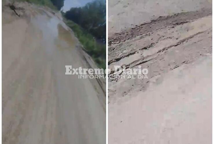 Imagen de Reclamo por el estado de calle San Mart&iacute;n camino a General Lagos