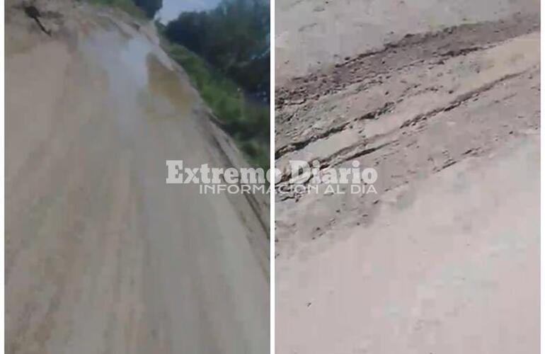 Imagen de Reclamo por el estado de calle San Mart&iacute;n camino a General Lagos