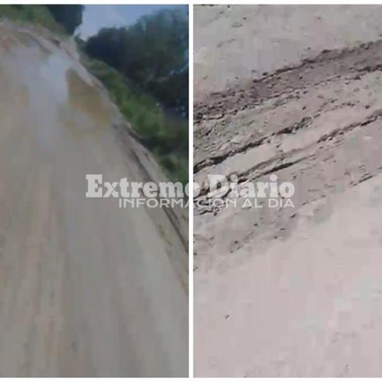 Imagen de Reclamo por el estado de calle San Mart&iacute;n camino a General Lagos