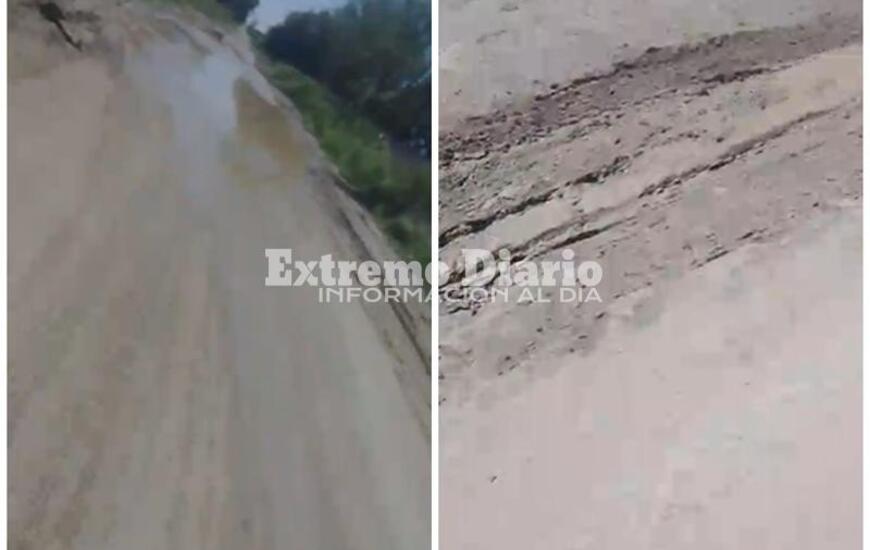 Imagen de Reclamo por el estado de calle San Mart&iacute;n camino a General Lagos