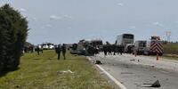 Imagen de Tragedia en la autopista Rosario-Santa Fe: dos muertos y varios heridos tras un choque fatal en Oliveros