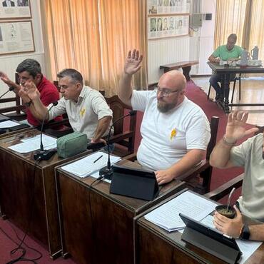 Imagen de Seguridad, transparencia y control de recursos algunos de los temas planteados por Murina, Salinas y Polinesi