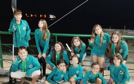 Imagen de Los chicos de Kayakids del Rowing Club tuvieron su campamento de fin de temporada