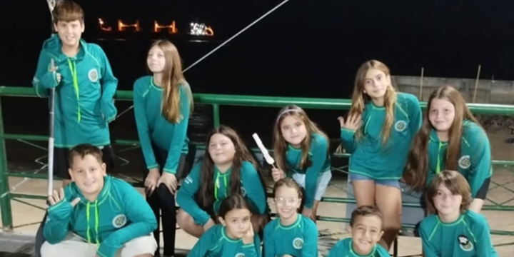 Imagen de Los chicos de Kayakids del Rowing Club tuvieron su campamento de fin de temporada