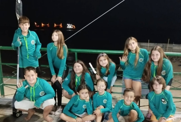 Imagen de Los chicos de Kayakids del Rowing Club tuvieron su campamento de fin de temporada