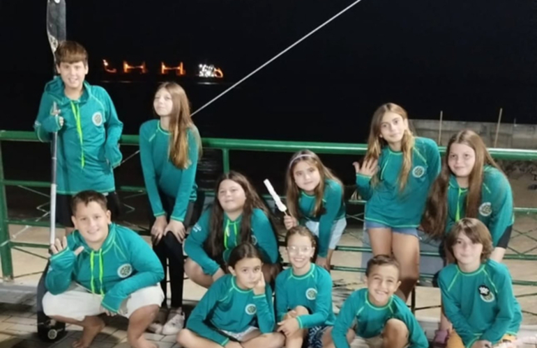 Imagen de Los chicos de Kayakids del Rowing Club tuvieron su campamento de fin de temporada