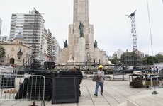 Comenz&oacute; el armado del escenario de Fito P&aacute;ez.