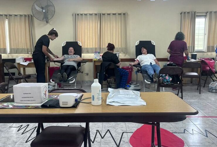 Imagen de Exitosa jornada de donaci&oacute;n de sangre y plaquetas en Arroyo Seco