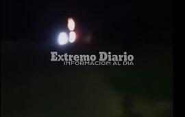 A oscuras. El vecino trat&oacute; de filmar un video pero no se ve nada.