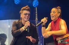 Imagen de Lucas Boschiero brill&oacute; junto a La Sole en un hist&oacute;rico Lollapalooza