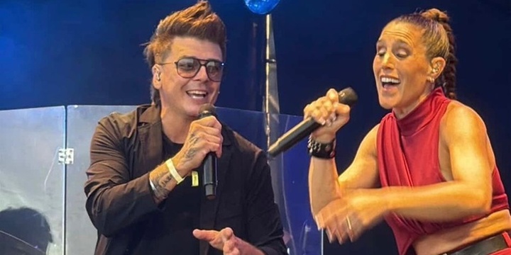 Imagen de Lucas Boschiero brill&oacute; junto a La Sole en un hist&oacute;rico Lollapalooza