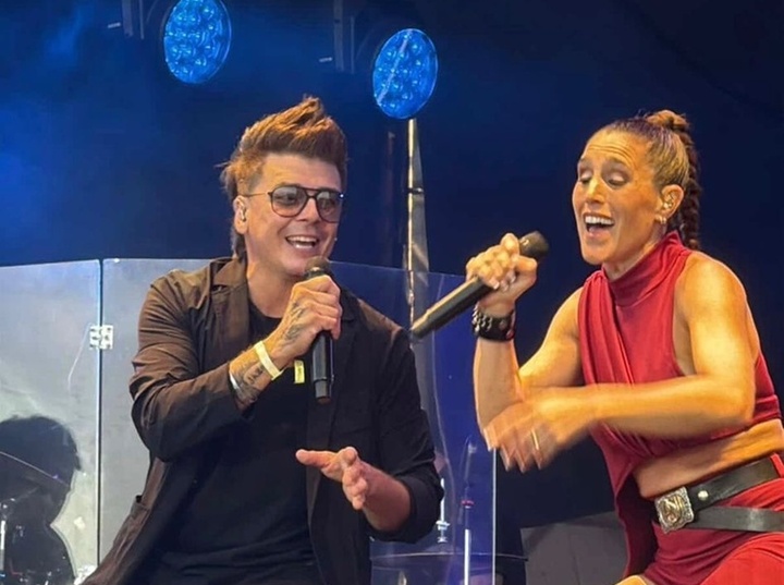 Imagen de Lucas Boschiero brill&oacute; junto a La Sole en un hist&oacute;rico Lollapalooza