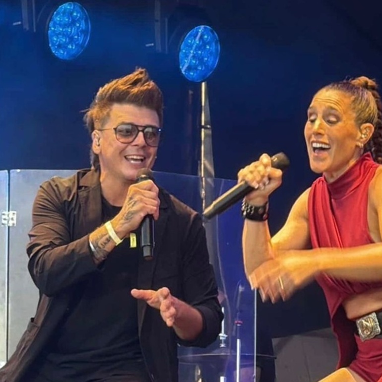 Imagen de Lucas Boschiero brill&oacute; junto a La Sole en un hist&oacute;rico Lollapalooza