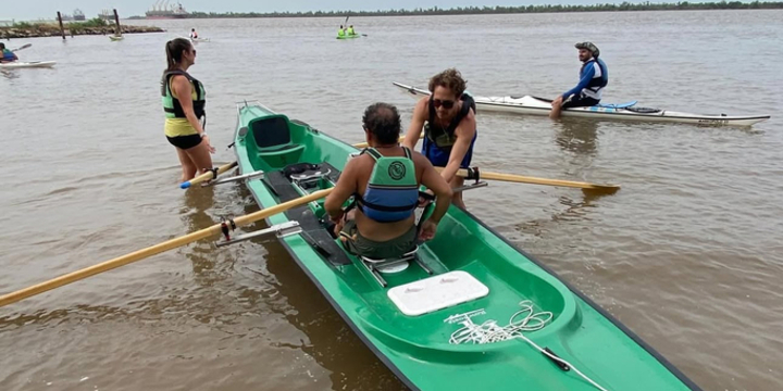 Imagen de La Escuela de Remo contin&uacute;a activa en el Rowing Club