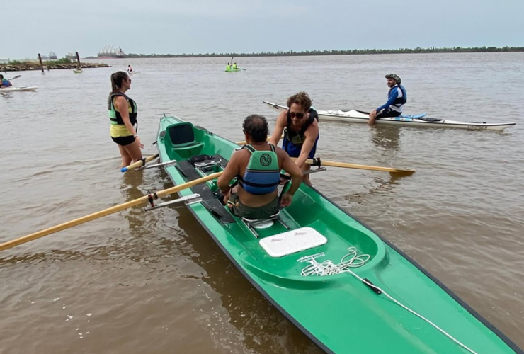 Imagen de La Escuela de Remo contin&uacute;a activa en el Rowing Club