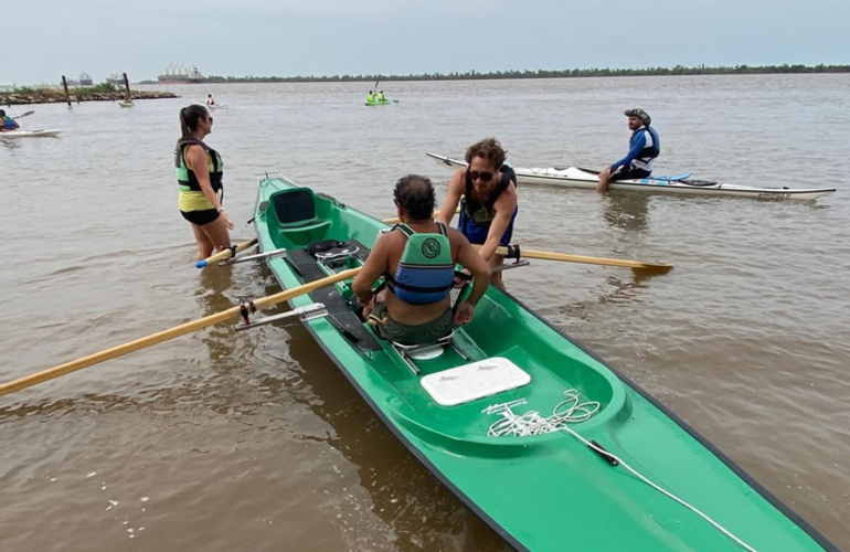 Imagen de La Escuela de Remo contin&uacute;a activa en el Rowing Club