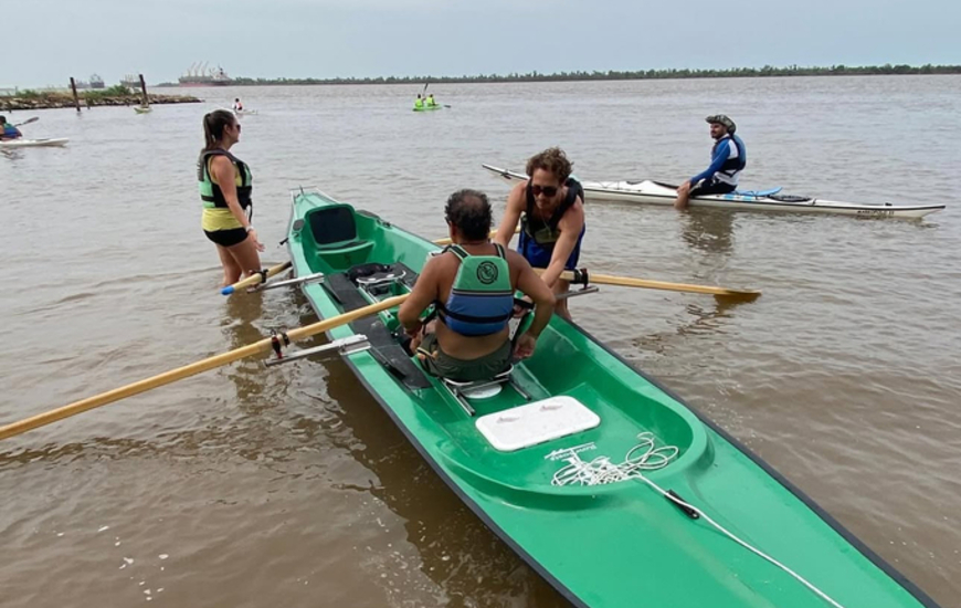 Imagen de La Escuela de Remo contin&uacute;a activa en el Rowing Club