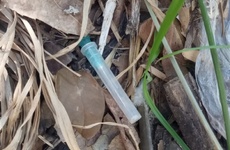 Imagen de Zona centro: una vecina encontr&oacute; una jeringa entre residuos en la vereda